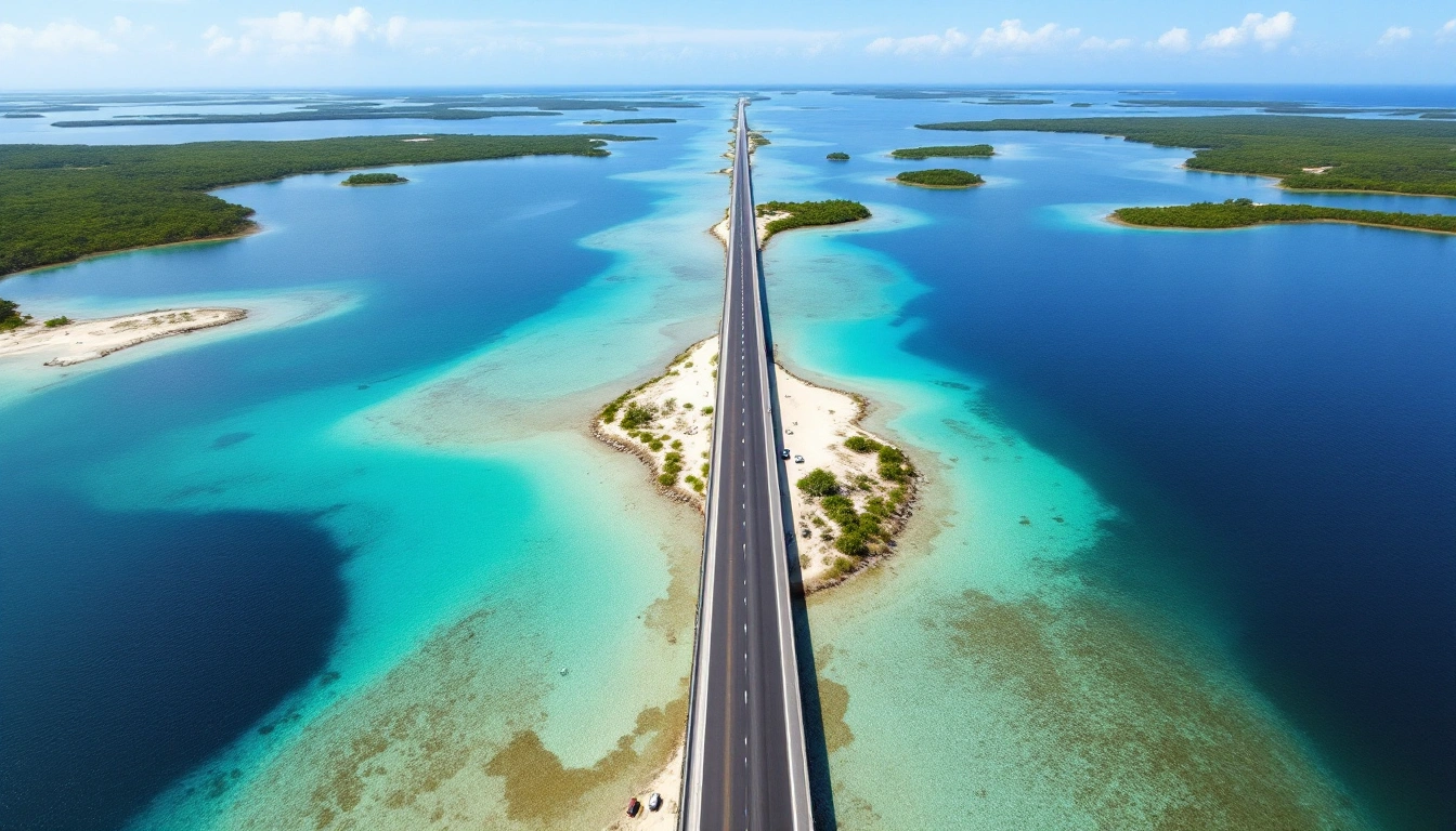 A low causeway bridge crossing shallow turquoise water between mangrove islands — Do You Need a Car in Key West?